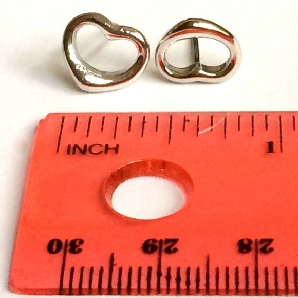 925 Sterling Silver Floating Heart Earrings Hearts Love Valentines Day Gift Box - Picture 10 of 10